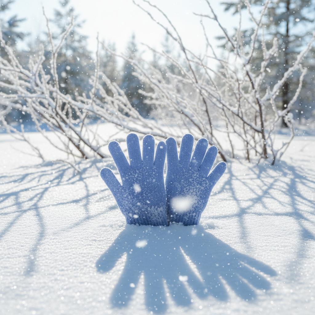 Gloves*01 Women' Winter Blue Color