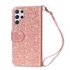 Glitter Leather Case for Samsung Galaxy A17 A16 A56 A36 A15 A05S A25 A35 A55 A14 A34 A54 A13 A33 A53 Zipper Flip Wallet Cover