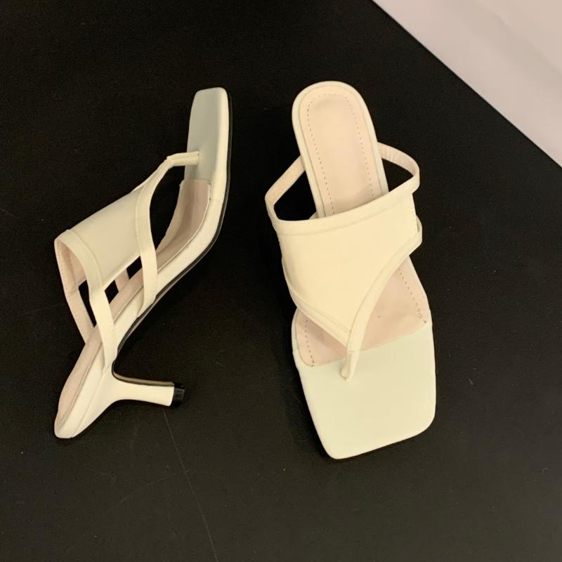 Móda Móda Kulatá špička Dámské Tenké podpatky Pantofle Nazouváky Dámské Žabky Sandály Jaro Léto Dámské Pantofle s podpatkem Boty