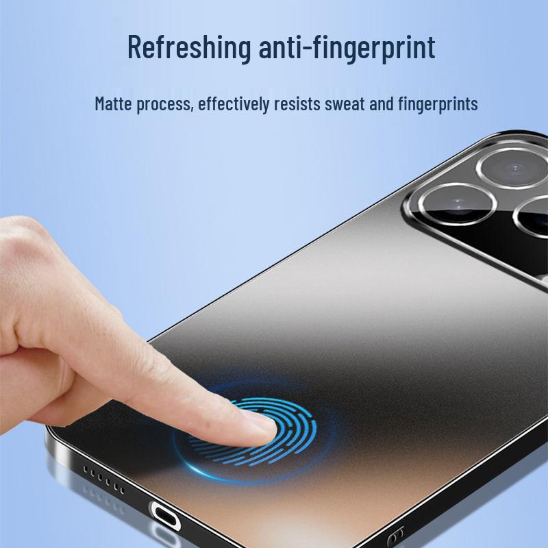 

Чехол из электрогальванизированного матового стекла для Apple iPhone 17 Pro Max - Полная защита объектива и пыленепроницаемость 5G iPhone 15 Pro