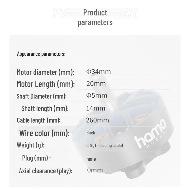 RUSHFPV HAMO HOBBY 2807 FPV Drone Motor