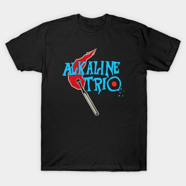 Asiatische Größe Baumwolle Unisex T-Shirt Druck T-Shirt Alkaline Trio T-Shirt No-Cut Druck Reguläre Passform
