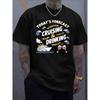 European sizes Men's Short-Sleeved T-shirt/Love Letter Printing/Comfort and Casual/Elastic Neckline/Suitable for Men's Outdoor Activities