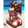 Diamond Embroidery Full Diamond Painting Sexy Beach Girl Diamond Mosaic for Sale Cartoon Pictures of Rhinestone Hobbies