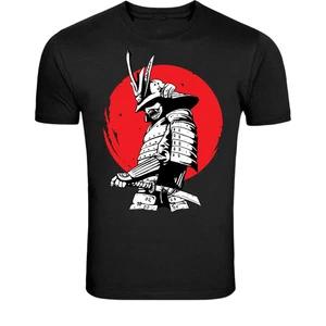 Samurai Warrior Red Sun Unisex T-Shirt - Japanese Ronin Katana Graphic