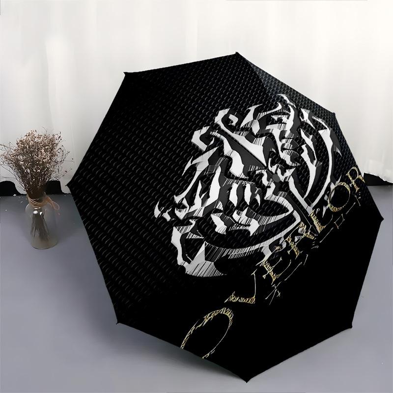 1pc OVERLORD Automatic Open Close Umbrella Windproof Canopy, Automatic Open Close Button10206