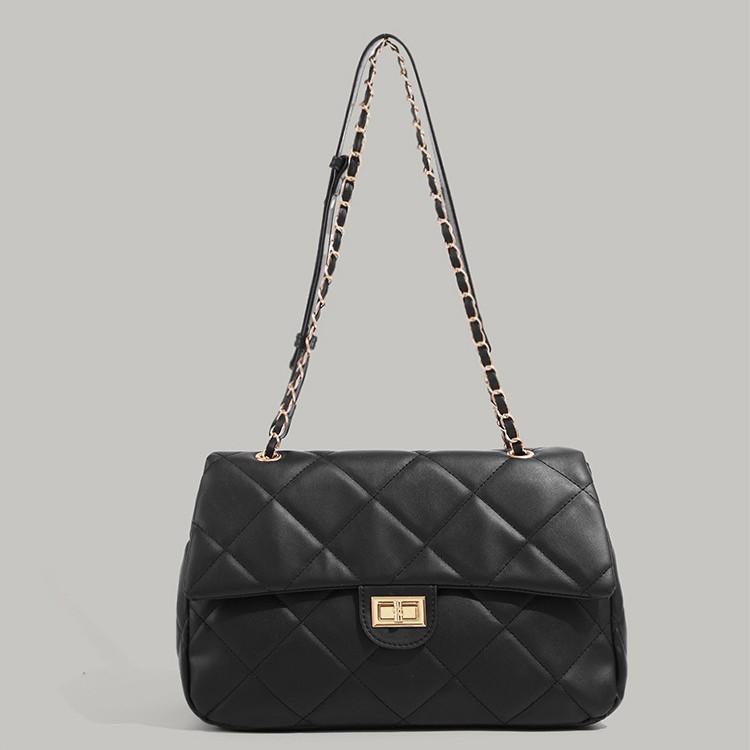 Large Capacity Fashion Single Shoulder Bag 2025 New Casual Versatile Stylish High-end Chain Quilted Crossbody Bag for Women