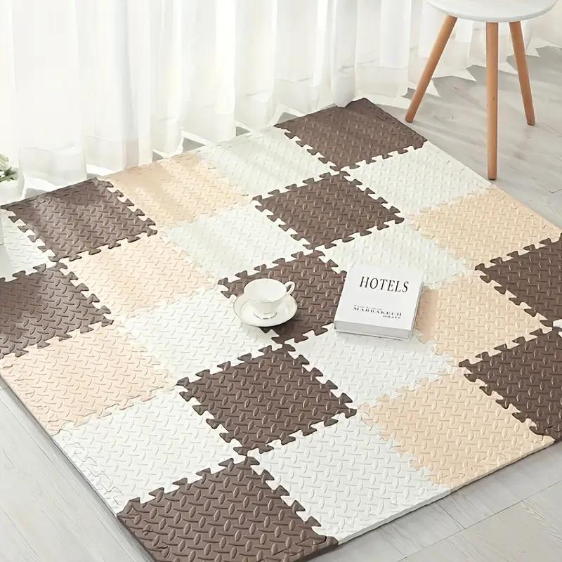 6/12 Piece Foam Puzzle Mat Baby Play Mat Soft Non Slip Interlocking Rug Suitable for Living Rooms Children's Gyms Decorate