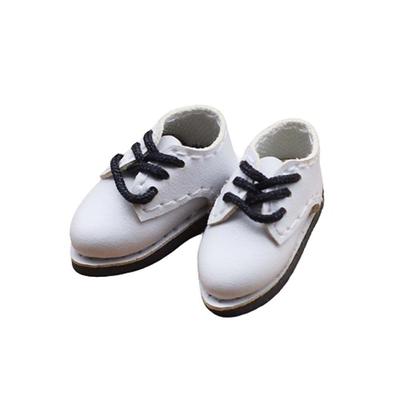 1 Paar Mini-Kleidung Spielzeug PU-Leder 1/12 BJD Schuhe Runde Spitze 1 Paar PU-Leder Schuhe Mini Niedliche BJD PU Schuhe Körperpuppen