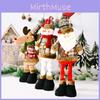 Cozy Vintage Christmas Snowflake Plaid Plush Dolls For Hotel And Market Decor