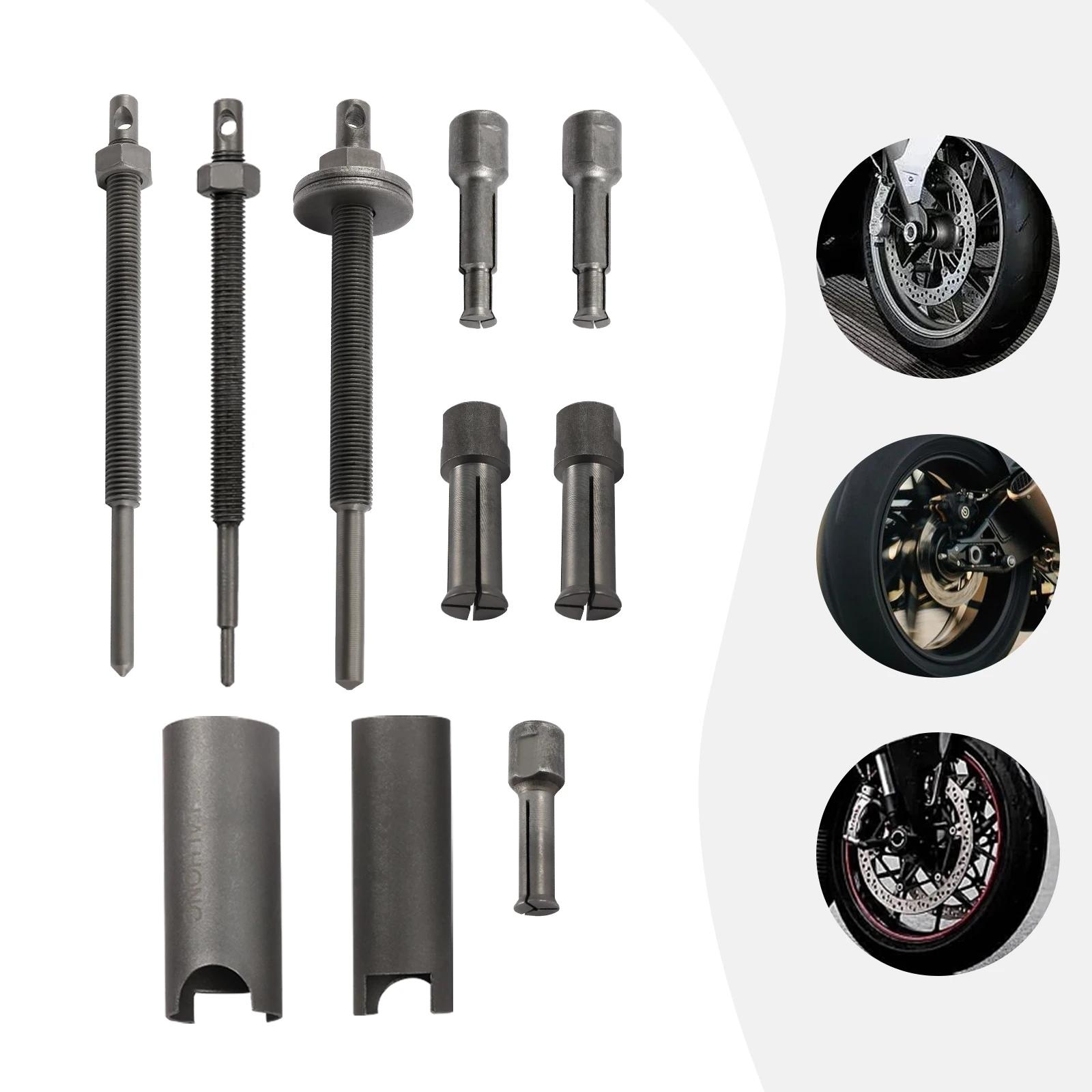 

8PCS Professional Motorcycle Bearing Puller Kit - Universal Motorcycle Internal Bearing Removal Tool for Repair and Maintenance
