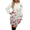 Women's Fashion Casual Round Neck Long-Sleeve Dress