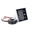 3 In 1 LED Digital Voltage Current And Frequency Meter AC 60-500V 0-100A  for Equipment Failure Construction Signal Indicators