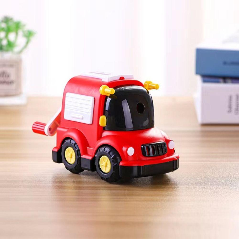 

Car Shape Manual Pencil Sharpener Pencil Sharping Tools Student Stationery красный