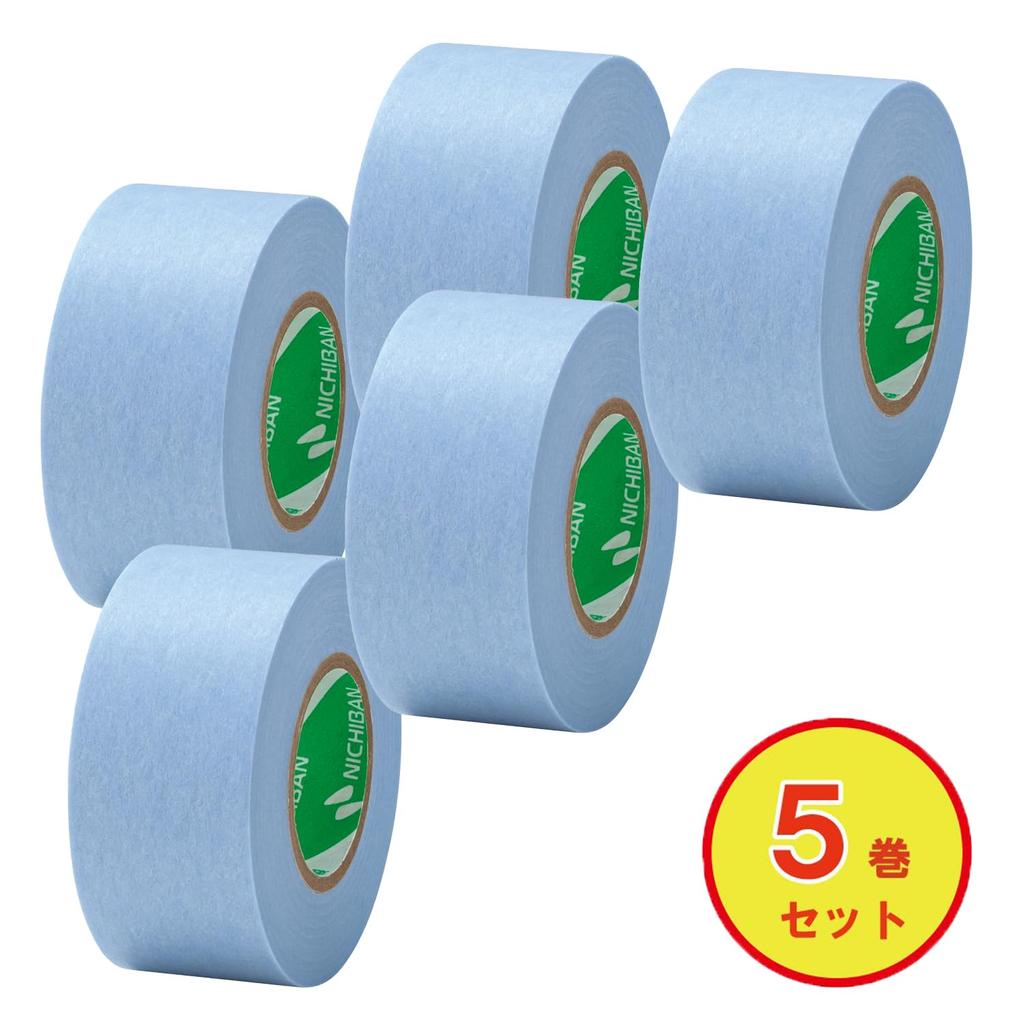 Nichiban Masking Low 5 24mm X Light Tape, Adhesion, Rolls, 18m, Blue, 252AH-24