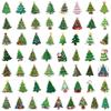 55 New Cartoon Christmas Tree Graffiti Stickers Decorative Skateboard Mobile Phone Waterproof Stickers