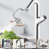 Adjustable Stainless Steel Faucet Extender Adjustable 1080° Rotating Kitchen Sink Faucet Robotic Arm Universal for Home Kitchen