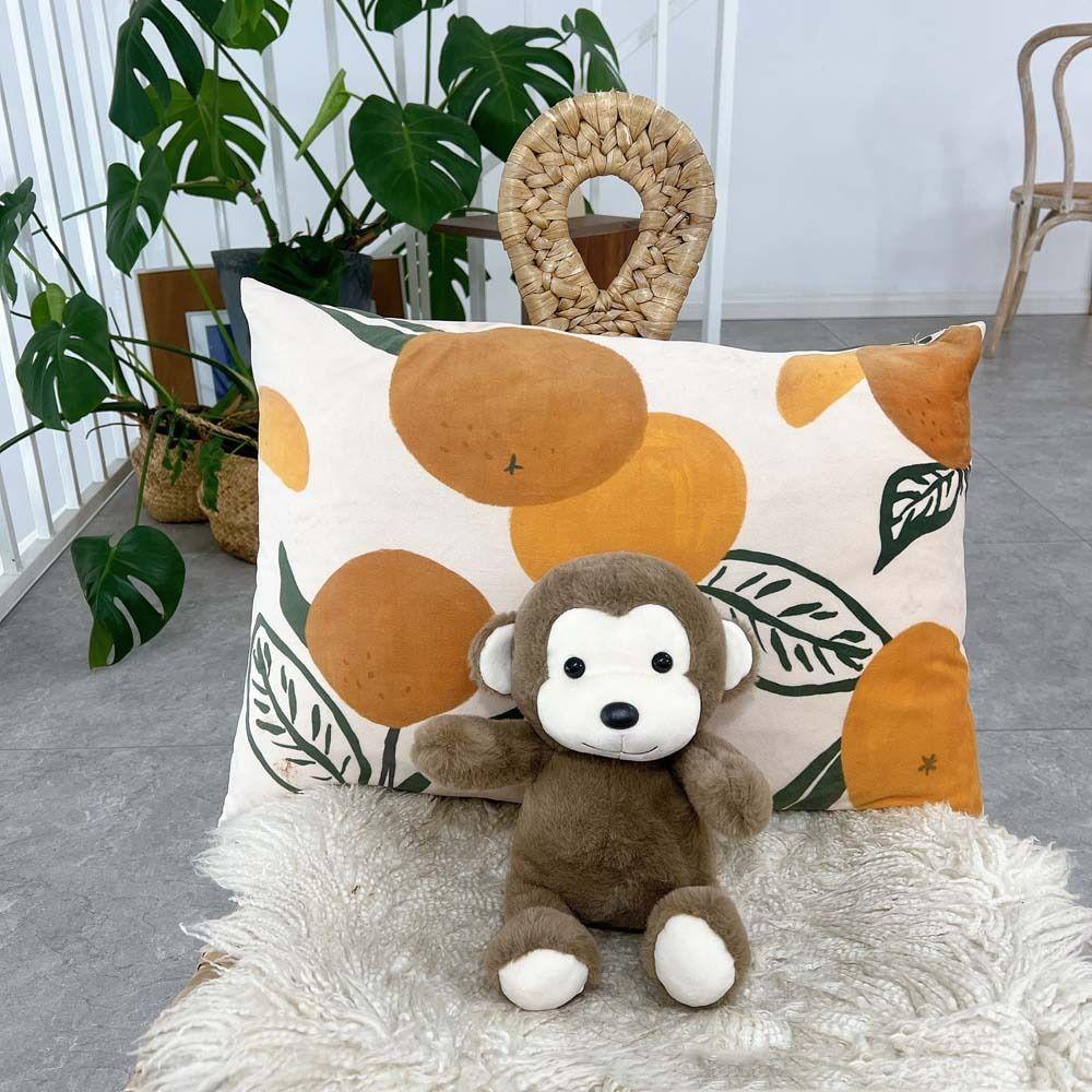 Stuffed Pillow Plush Monkey Toy Wild Animals Monkey Stuffed Animals Baby Appease Doll