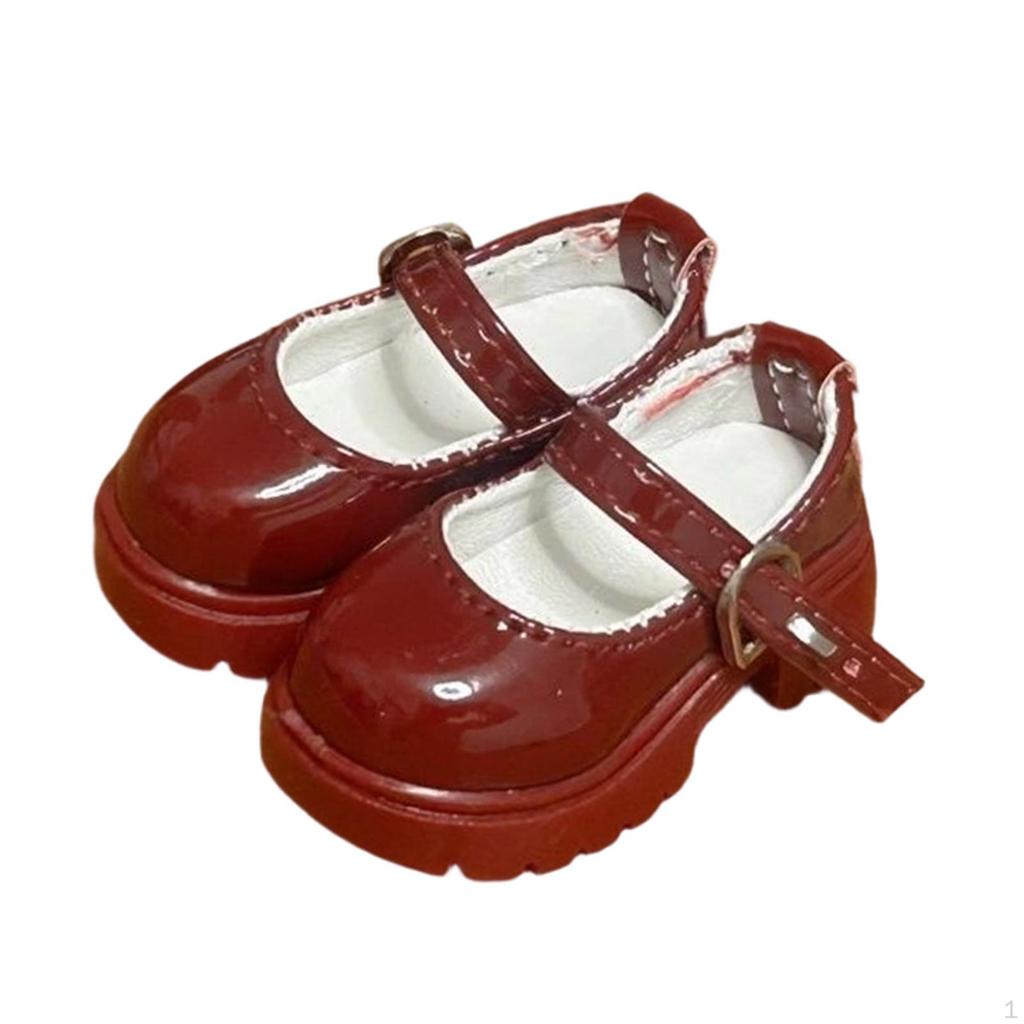 1/4 Female Doll Shoes Action Figure , Cute Mini Fashion Trendy Chunky Miniature Model, Women