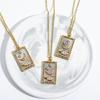 Stylish Tarot Pendant Necklace Tarot Card Enthusiast Present Fashion Tarot Jewelry Party and Festival Necklace for Daily