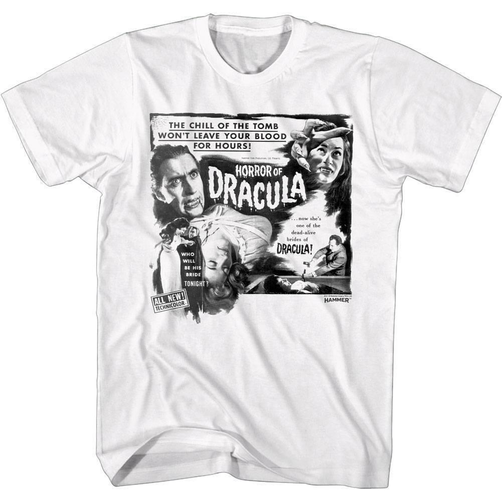 Horror Of Dracula Chill of The Tomb Men T Shirt L