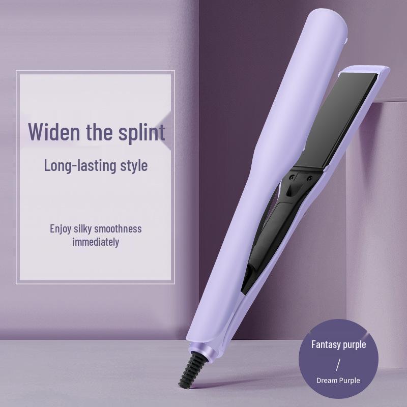 Dual-Use Hair Straightener & Curler: Household Iron for Straightening & Curling