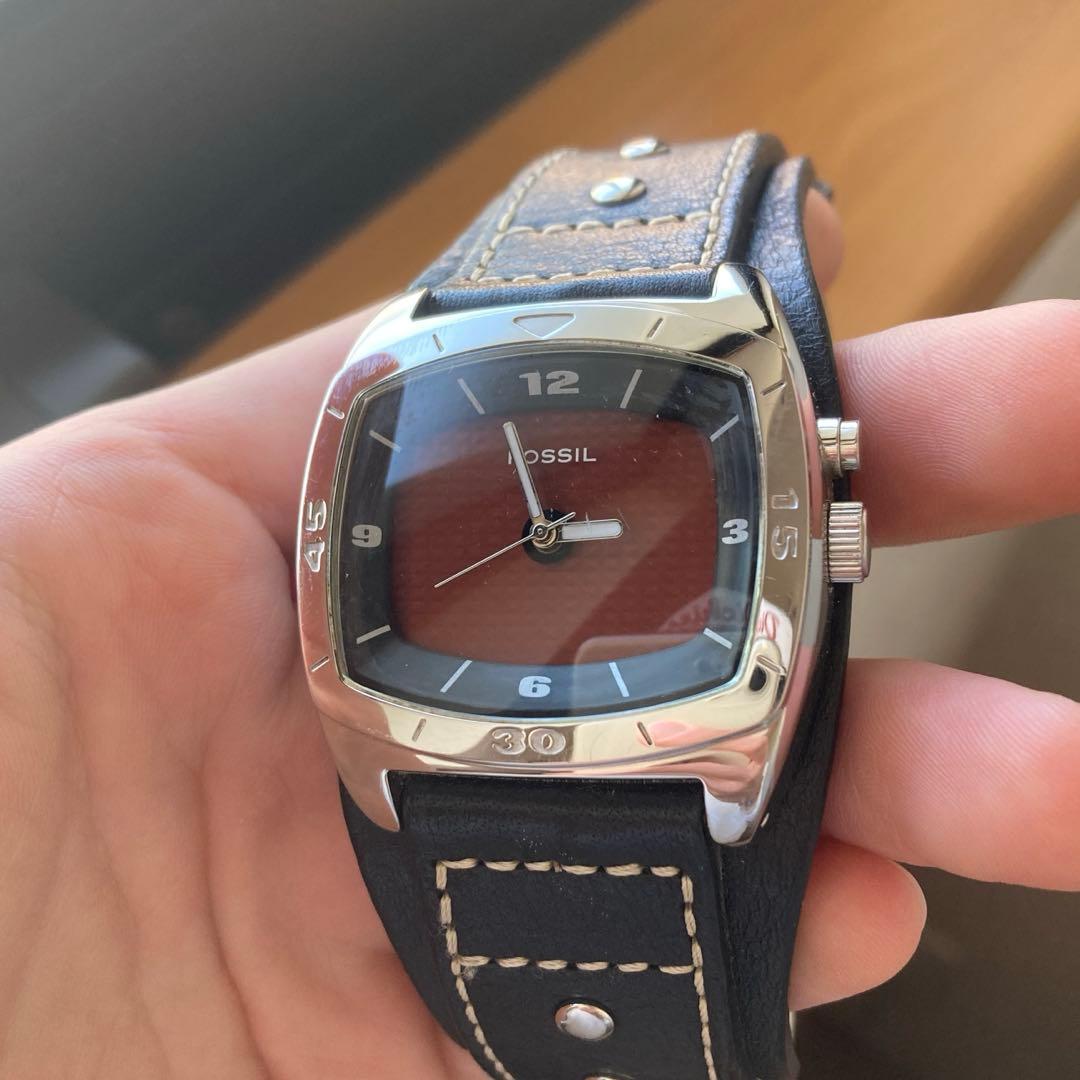 Used FOSSIL BIGTIC dial change Y2K watch working item