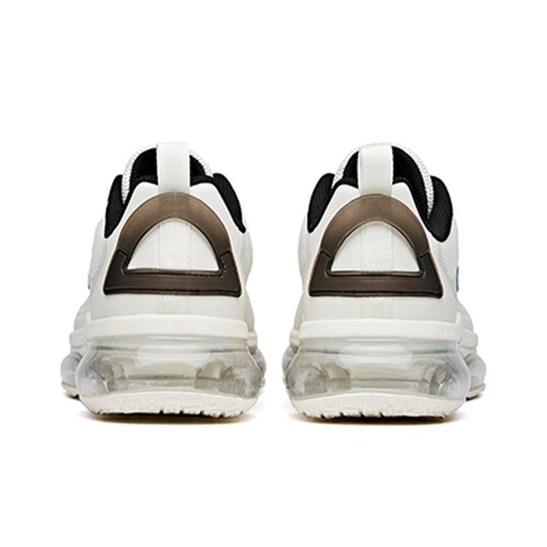 Anta Full-Length Air Cushion Low-Top Running Shoes Men Sneakers White Black 912125503-1