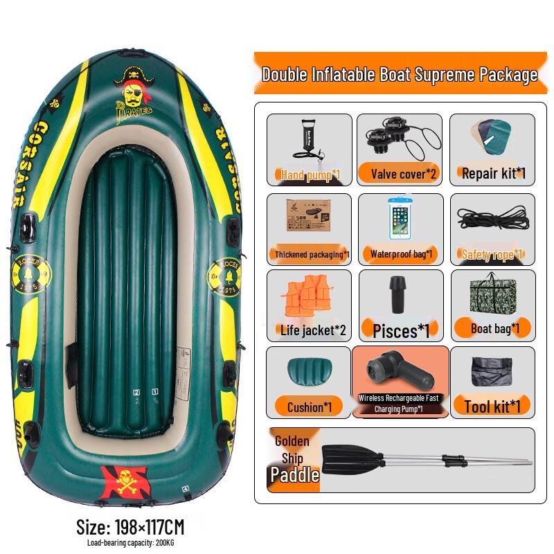 YEXIZE 2-Person Inflatable Kayak