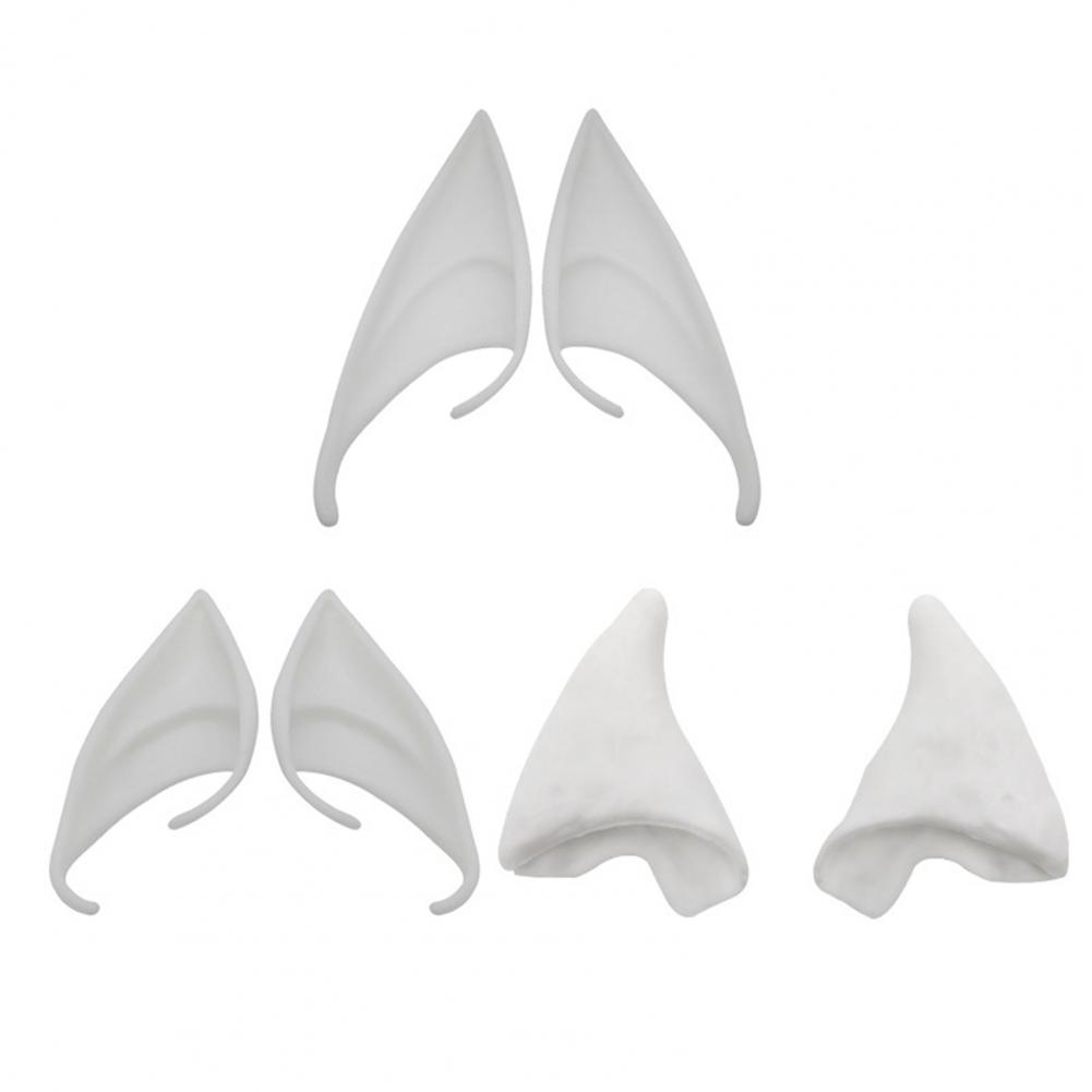 3 Perechi Urechi de Elf Cauciuc 10cm 12cm Urechi Cosplay Zână Spiriduș Moi Inofensive Urechi False Accesorii Zână Înger Îmbrăcat Cosplay Cârlig