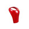 Red ABS Inner Gear Shift Knob Decor Cover Trim For Mercedes-Benz GLK 2009-2015