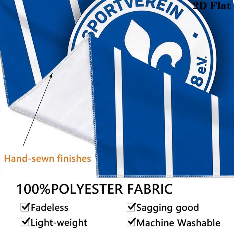SV Darmstadt 98 Wall Tapestry Aesthetic Wall Hanging Printed Fabric Blanket Decorative Tapestries for Bedroom Living Room Home Decor