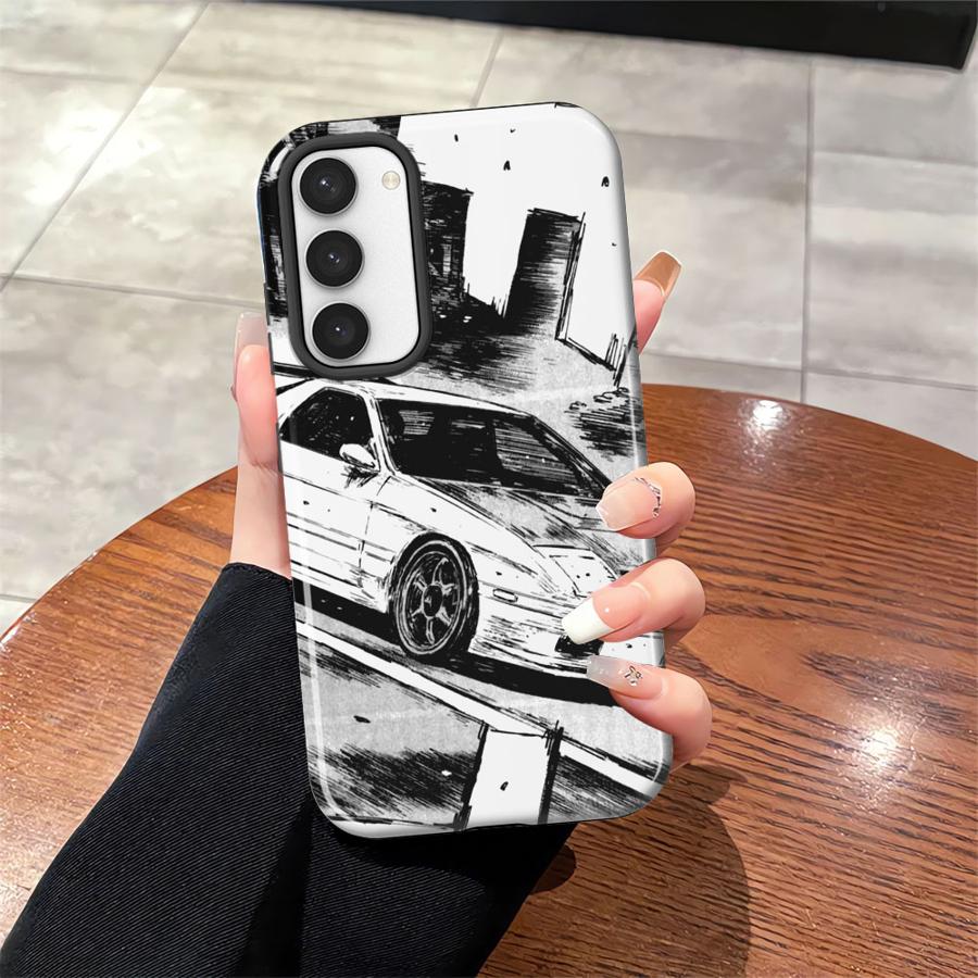 

Крутые автомобильные узоры Модный чехол для телефона в стиле JDM для Samsung Galaxy S25 S25Ultra A16 S20 FE S23Ultra S24 Ultra A56 A36 A26 S23 Мягкий Galaxy A26 5G