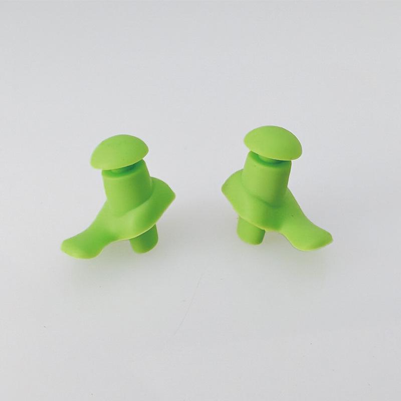 Ultra-Soft Silicone Spiral Swimming Earplugs with Noise Reduction and Waterproof Protection