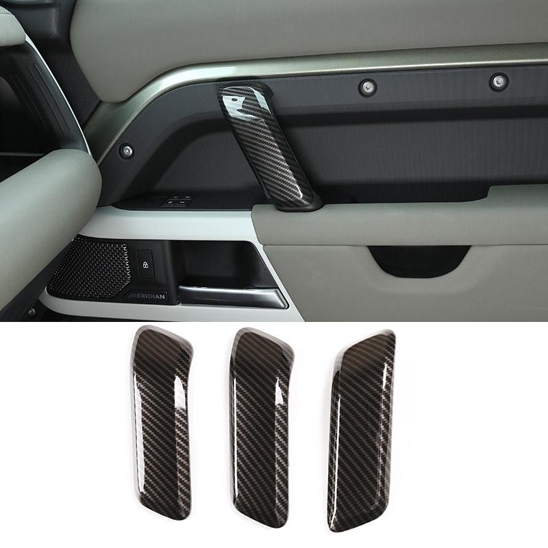 ABS Carbon Fiber For Land Rover Defender 110 2020-2026 Car Interior Modification Protection Cover Decorative Patch Accessories