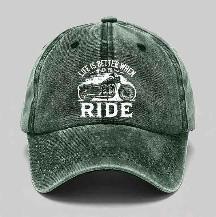 Popular washed old baseball cap World War II Spitfire fighter print sunshade cap sun cap