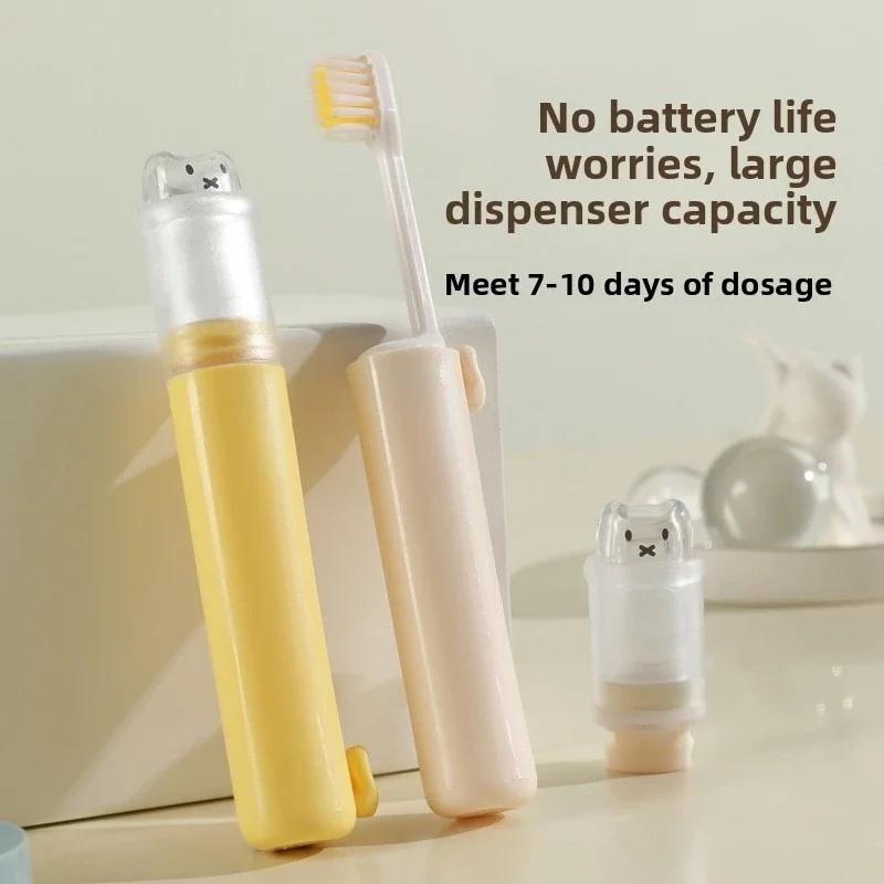 Portable Toothpaste Dispenser, Travel Toothpaste Squeezer, Creative Toothpaste Container for Travel