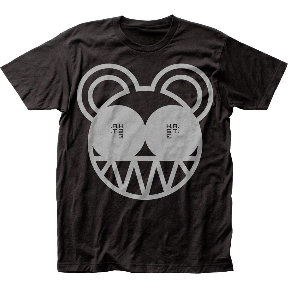 

26 Radiohead Bear T Shirt Mens Rock And Roll Music Clasic Band Tee New Black Unisex T-Shirt L