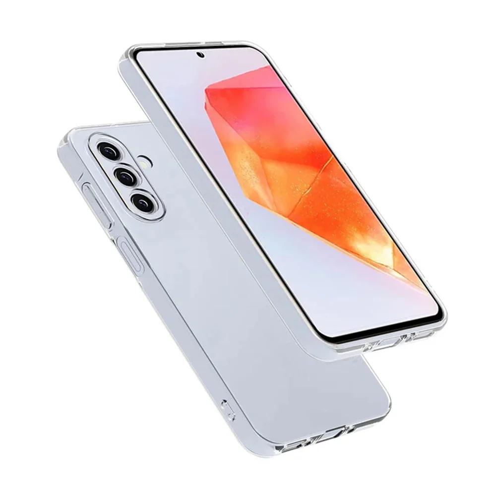 Luxury Ultra-Thin Clear Back Cover For Samsung Galaxy A55 A35 A25 A15 A54 A34 A24 A14 5G Silicone Transparent Soft Case