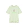 Printed Crew Neck T-Shirt Women Tops Green 438515-51