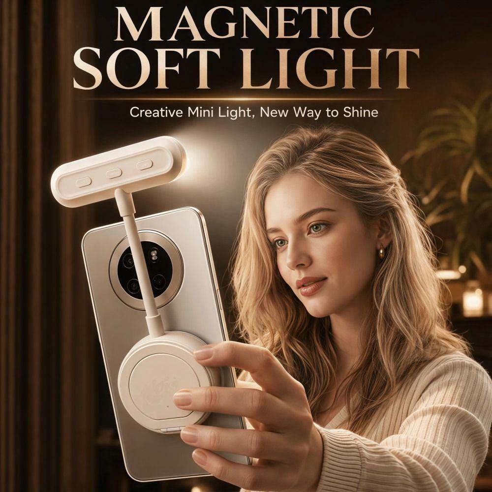 Adjustable Hose Magnetic Phone Fill Light Multi-Angle Flexible Selfie Ring Light Photography