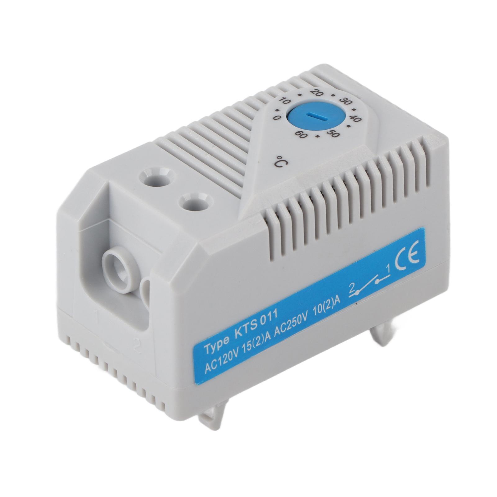 

1Pc 0-60 celsius Adjustable Electric Mechanical Thermostat Temperature Controller Switch (Blue Button)