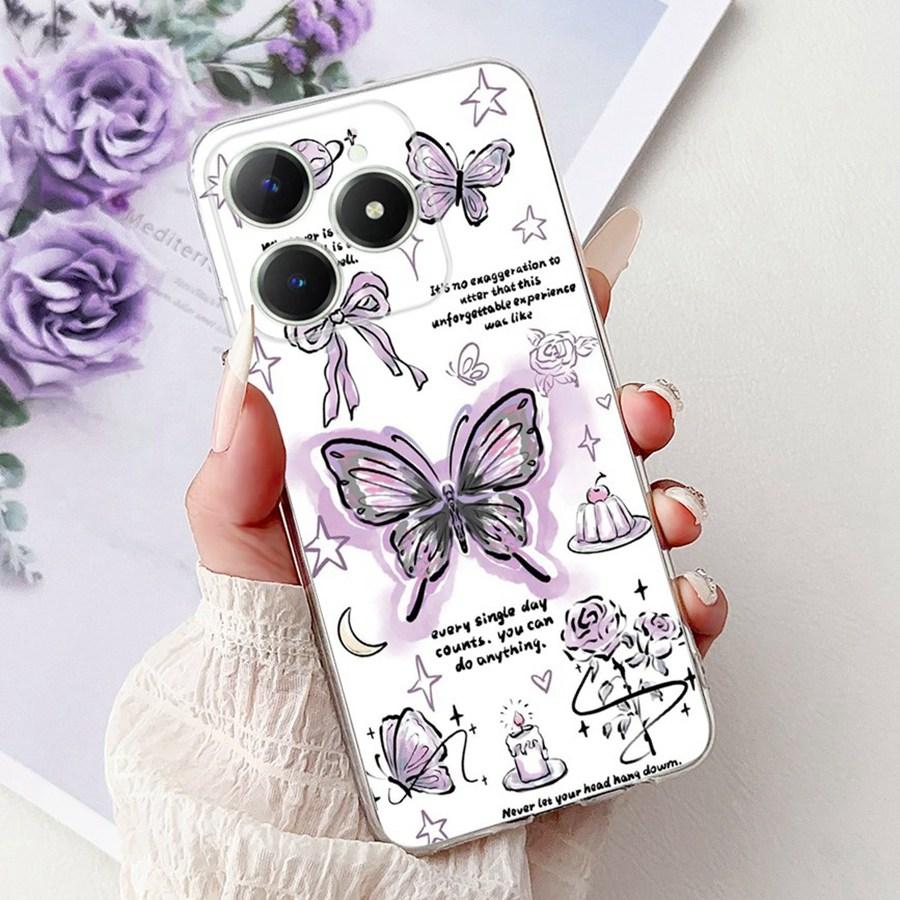 For OPPO Realme C61 C63 Case C 61 RMX3939 New design TPU Soft Silicone Shockproof Coque Funda For RealmeC63 C6 1 Phone Cover