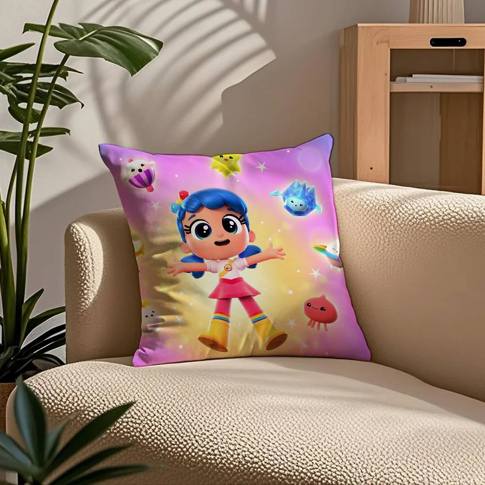 True R-Rainbow-W K-Kingdom Pillow Case Comfort Sofa Bed Silky elegant Invisible zipper Custom Decorative cushion cover