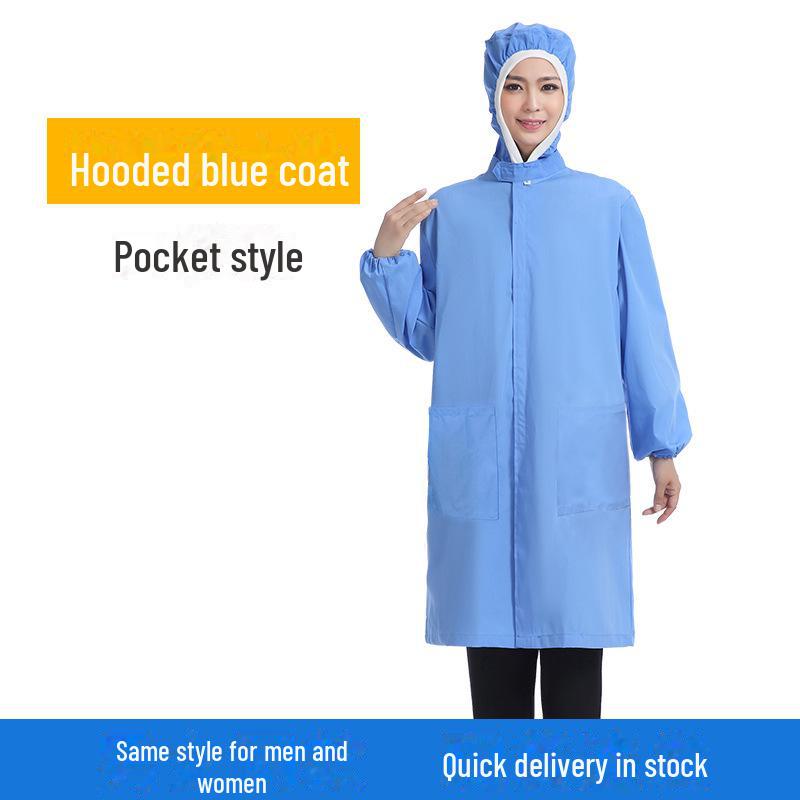 Veste de travail respirante à capuche pour homme - Facile à laver, vêtement de protection pour usine et atelier avec logo personnalisé