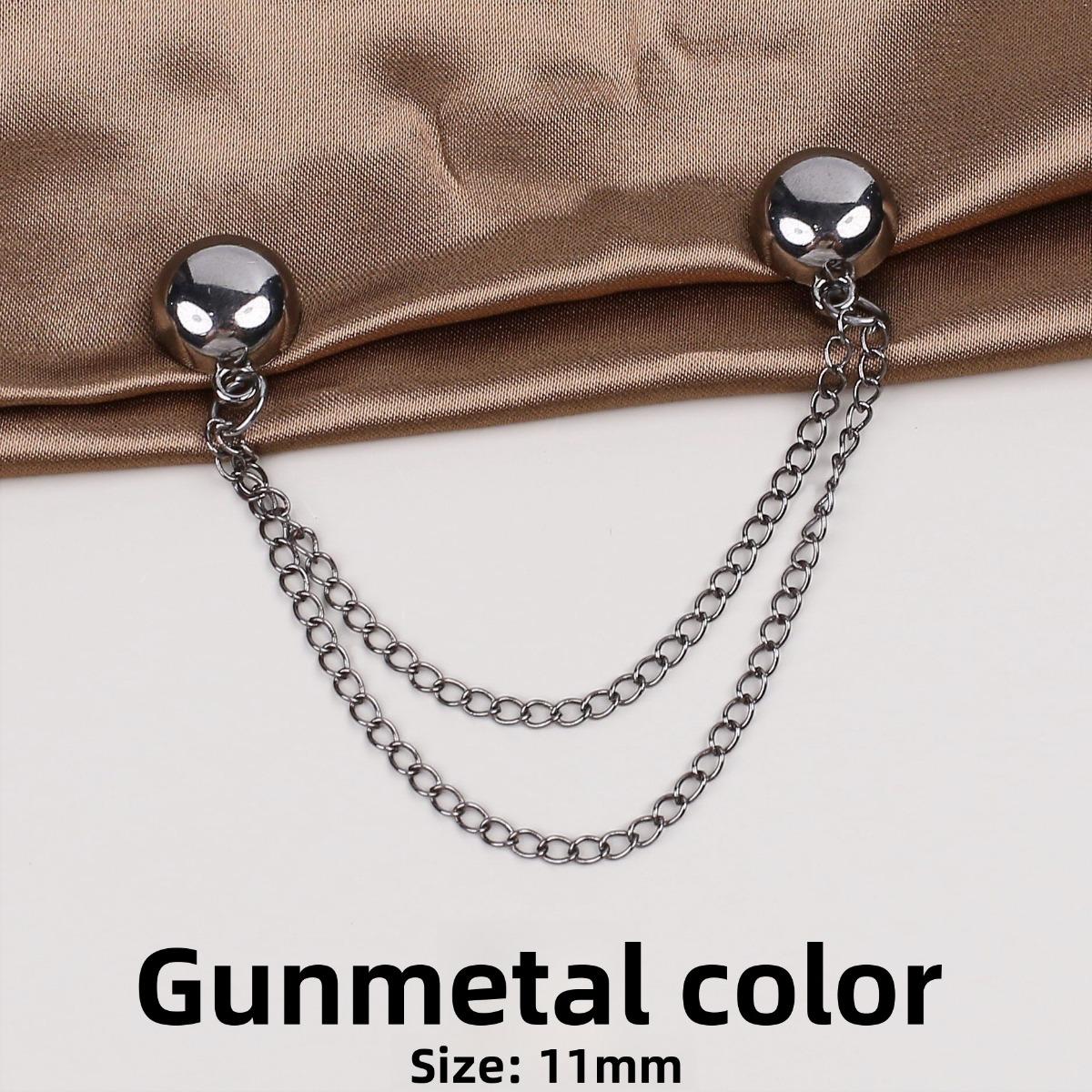 

Цепочка с магнитной застежкой, Застежка для фиксации рукавов, Поясная пряжка, Артефакт для укорачивания футболки, Пряжка для низа джинсов 11MM