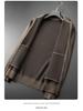 2025 Men's Plus Size Velvet Knit Cardigan, Autumn/Winter New Arrival