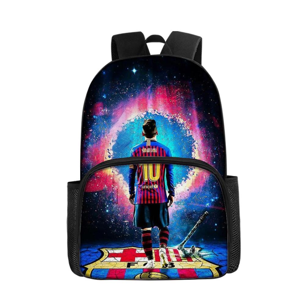 Football Schoolbag Surrounding Primary And Secondary School Students Backpack Miami International Player Backpack Single-Layer Bag