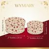 CHRISTMAS TIN BOX 2 PCS FOR COOKIES, GINGERBREAD, SWEETS, RODS 20 cm