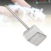 Stainless Steel Chicken Poop Scooper Long Handle Litter Scoop Slat Scoop  for Chicken Pet Cat